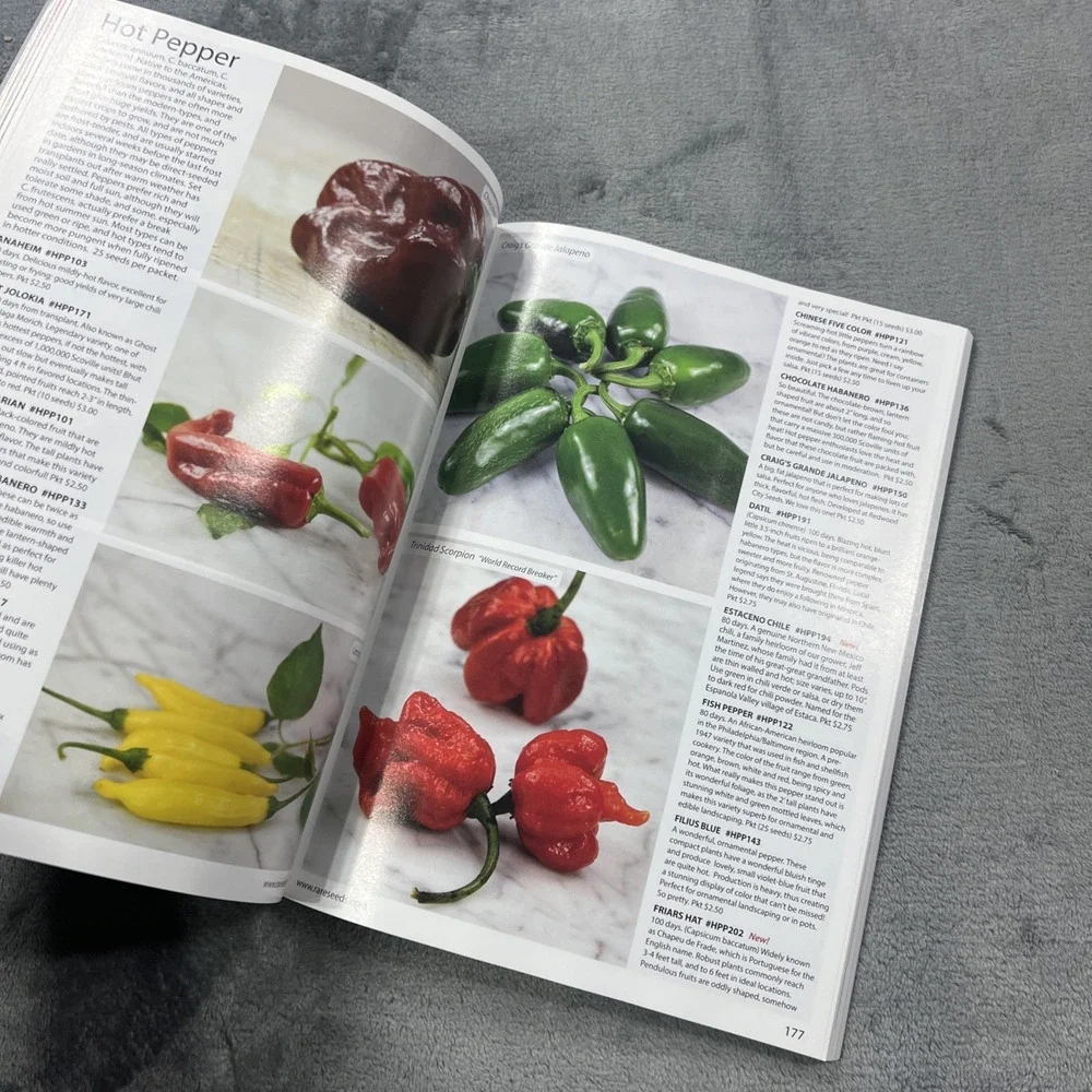 The Whole Seed Catalog Baker Creek Heirloom 2015-2019 Plants Gardening Farm Grow